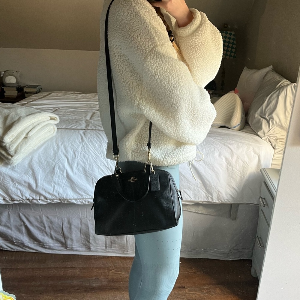 Black coach purse